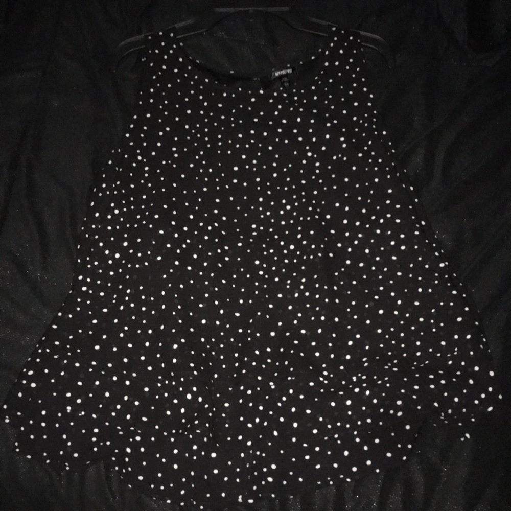 Polka dot blouse